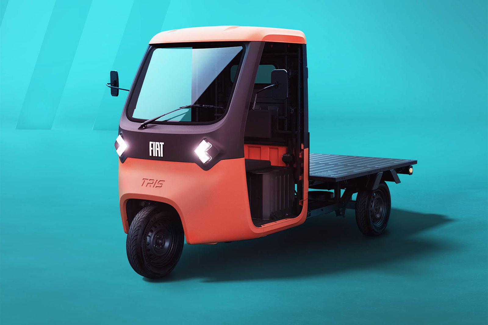 fiat professional tris flatbed
