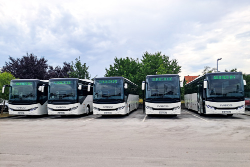 5 Iveco Bus Evadysa za Slavonijabus