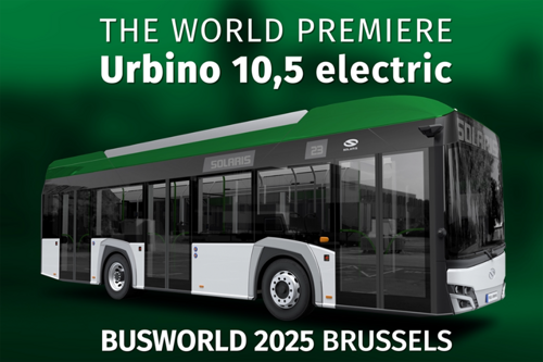 Solaris Urbino 10,5 - premijera na Busworld 2025.