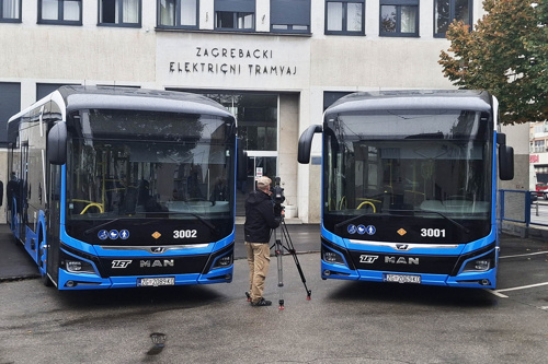 Još dva električna MAN autobusa za ZET