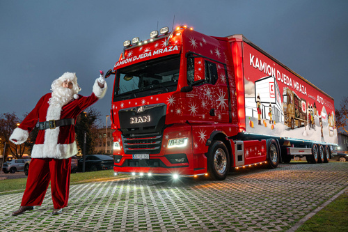 Kamion Djeda Mraza stiže u najveći broj gradova dosad! Kamion Djeda Mraza stiže u najveći broj gradova dosad!
