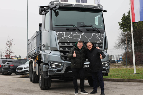 Mercedes-Benz Arocs Extent za obitelj Žnidarić