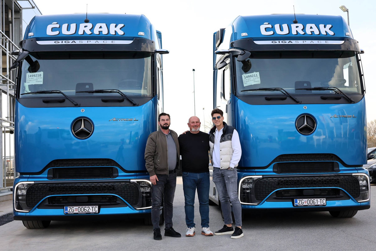 Dva Mercedes-Benz Actrosa za Transporte Ćurak