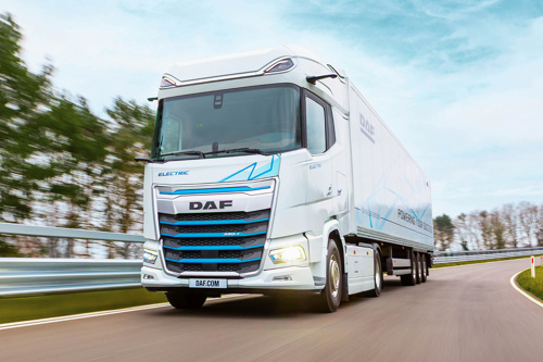 DAF simulator dosega električnih kamiona